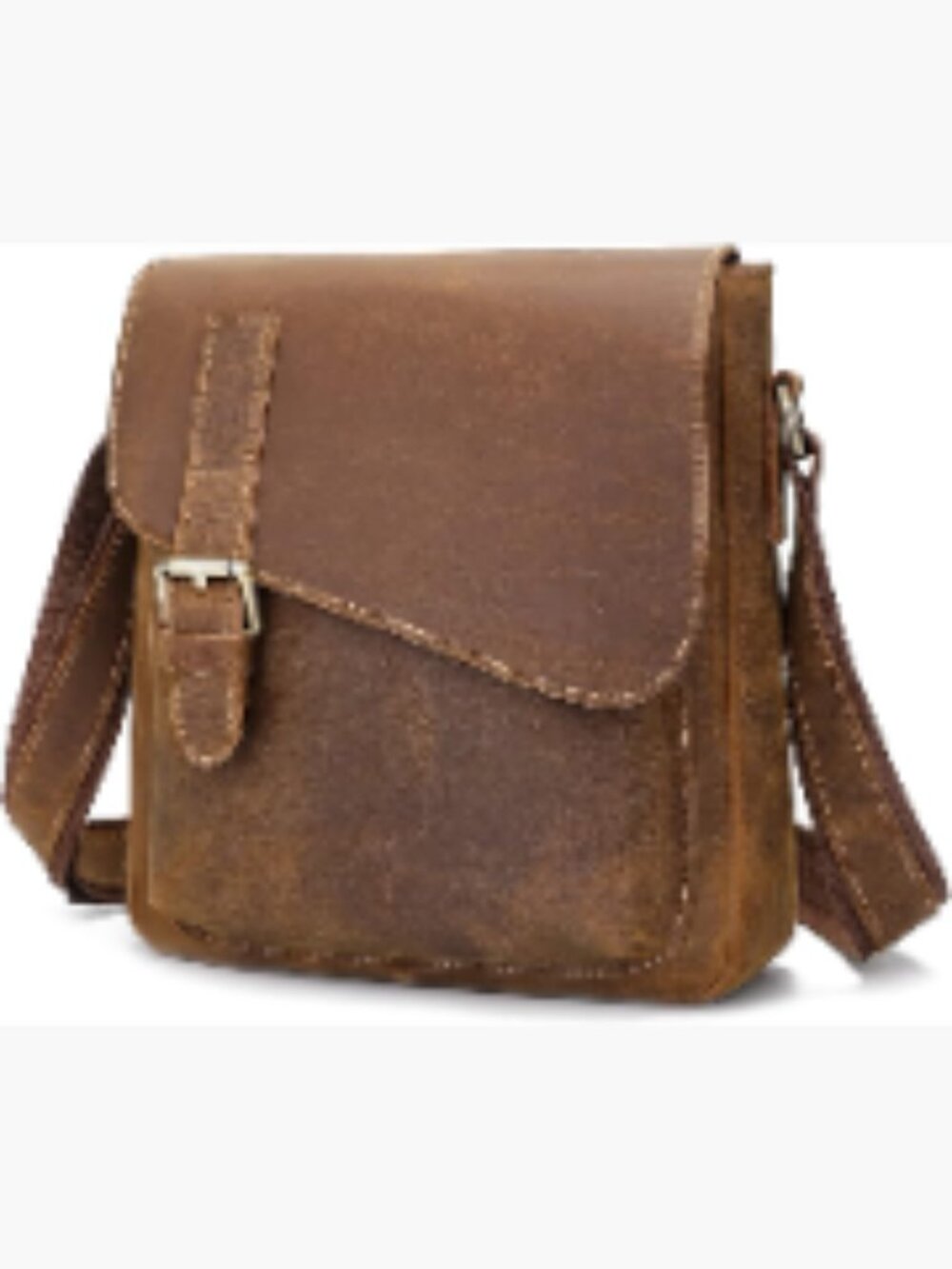 Genuine Leather Messenger Bag Crossbody Backpack Shoulder Bag
